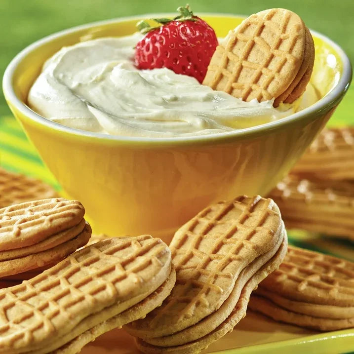 Wholesale Price with free shipping across the USA for (3 pack) NUTTER BUTTER Peanut Butter Sandwich Cookies, Family Size, 16 oz - Manji Distributors