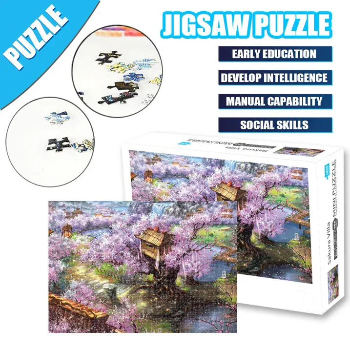 Wholesale Price with free shipping across the USA for Adults Puzzles 1000 Piece Landscape Puzzle Game Interesting Toys 16.5x11.7 Inch - Manji Distributors