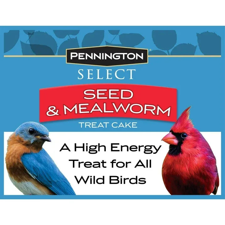 Wholesale Price with free shipping across the USA for Pennington Seed & Mealworm Treat Cake, Wild Bird Feed, 1.4 lb., 1 Pack - Manji Distributors