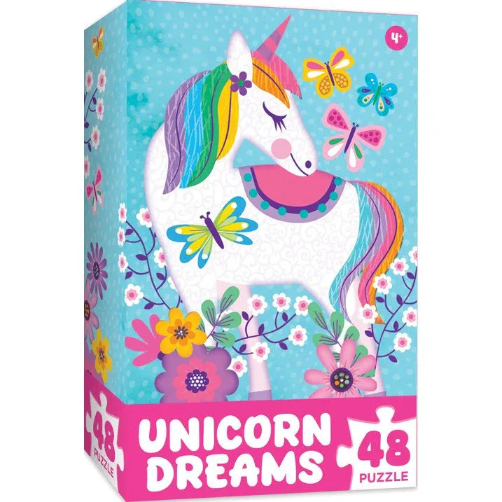 Wholesale Price with free shipping across the USA for Unicorn Dreams 48 Pieces Interlocking Jigsaw Puzzle for Kids - Manji Distributors