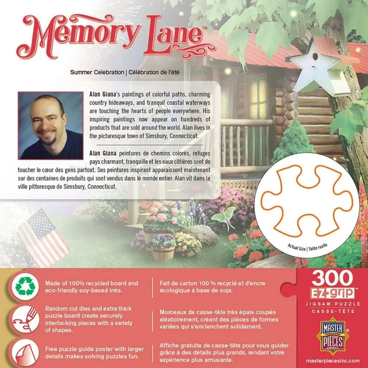 Wholesale Price with free shipping across the USA for MasterPieces 300 Piece EZ Grip Jigsaw Puzzle - Summer Celebration - 18