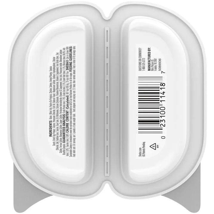 Wholesale Price with free shipping across the USA for (24 pack) Sheba Perfect Portions Cuts In Gravy With Sustainable Salmon Cat Food, 2.6 Oz Twin-Pack Tray - Manji Distributors
