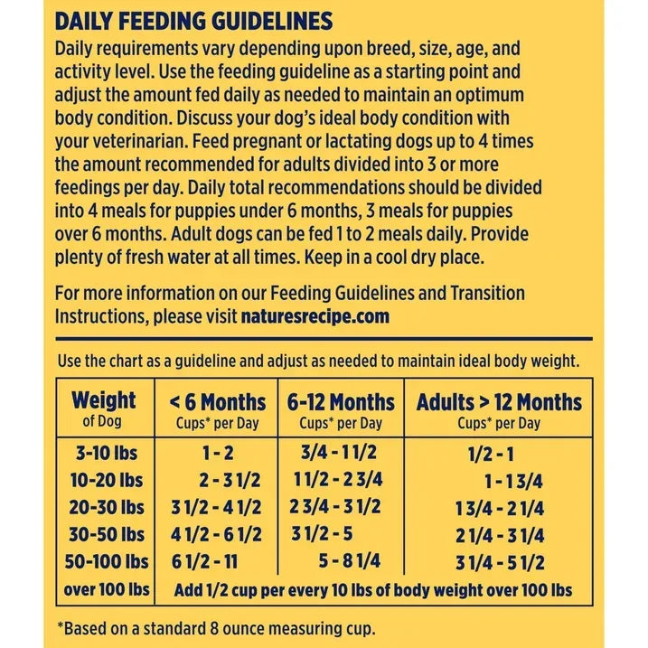 Wholesale Price with free shipping across the USA for Nature′s Recipe Grain Free Salmon, Sweet Potato & Pumpkin Recipe Dry Dog Food, 4 lb. Bag - Manji Distributors