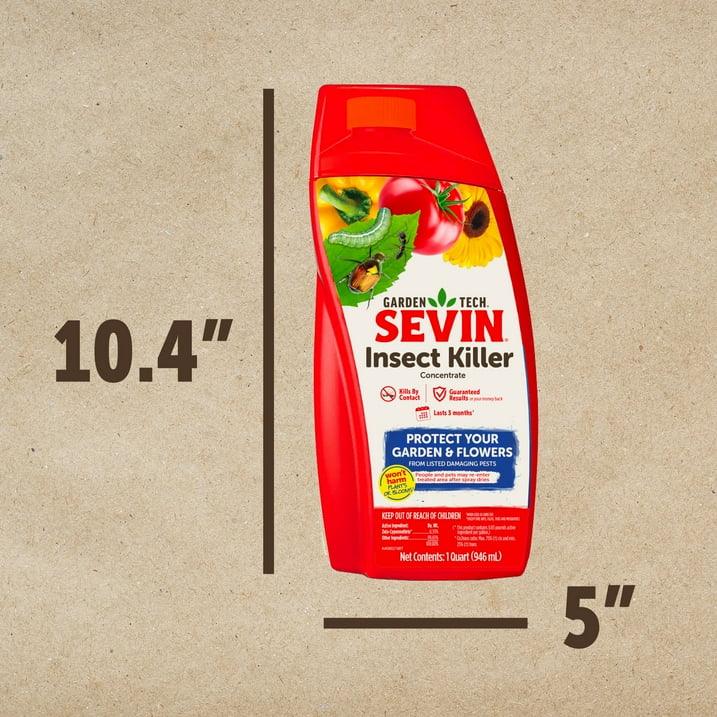Wholesale Price with free shipping across the USA for Sevin Insect Killer Concentrate, for Gardens and Flowers, 32 oz. - Manji Distributors