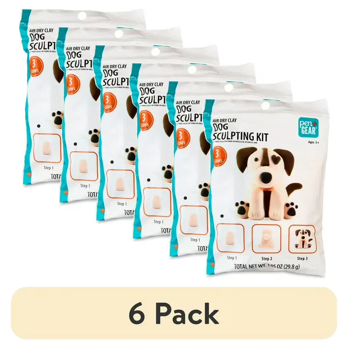 Wholesale Price with free shipping across the USA for (6 pack) Pen+Gear Air Dry Clay Sculpting Kit – Brown Dog - Manji Distributors