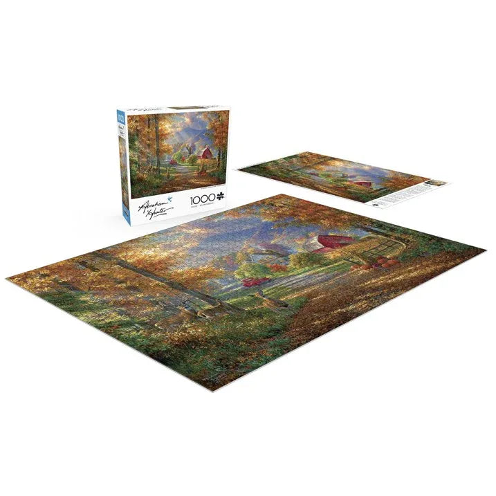 Wholesale Price with free shipping across the USA for Buffalo Games Fall Memories 1000-Piece 26.75 x 19.75-inch Interlocking Jigsaw Puzzle for Adults Ages 14+ - Manji Distributors