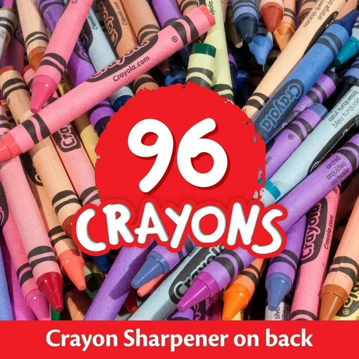 Wholesale Price with free shipping across the USA for Crayola Crayon Set, 96 Ct, Classroom Must Haves, Back School Supplies for Teachers and Students, Coloring Gift for Kids, Ages 4+ - Manji Distributors