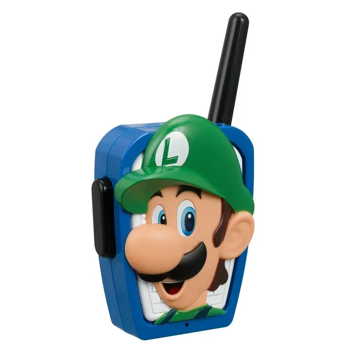 Wholesale Price with free shipping across the USA for Super Mario Extended Range Walkie Talkies - Action Figures - Push to Talk Button, Children Ages 3+ - Manji Distributors