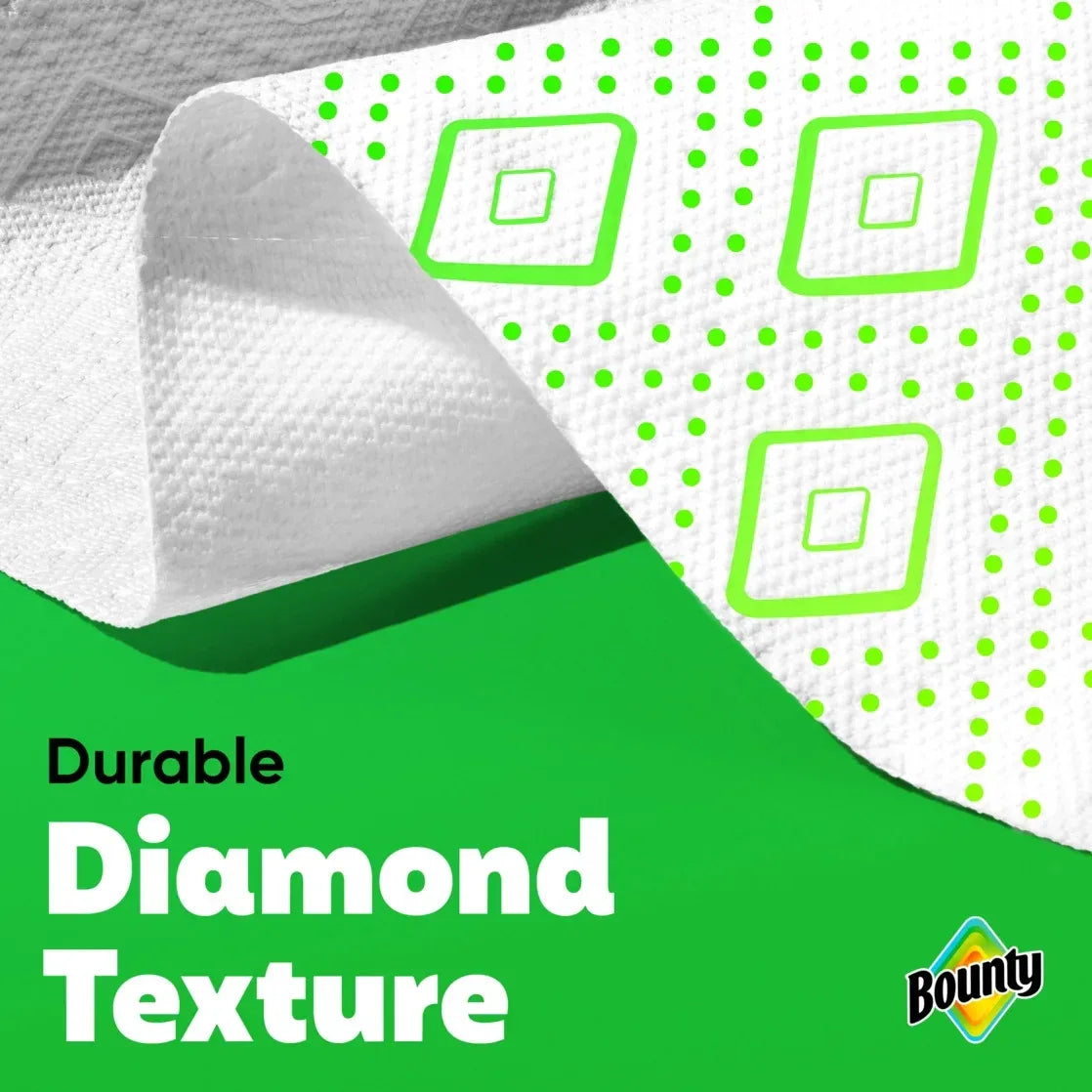 Wholesale Price with free shipping across the USA for Bounty Paper Towels Full Sheet White, 2 Triple Rolls, 75 Sheets Per Roll - Manji Distributors