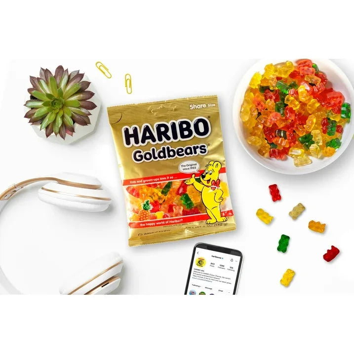 Wholesale Price with free shipping across the USA for HARIBO Goldbears Gummy Bears Original Assorted Fruit Flavor Candy Gummies, 3lb, Bulk Party Size Bag - Manji Distributors