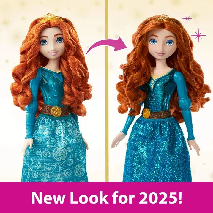 Wholesale Price with free shipping across the USA for Disney Princess Merida Fashion Doll with Red Hair, Blue Eyes & Hair Accessory, Sparkling Look - Manji Distributors