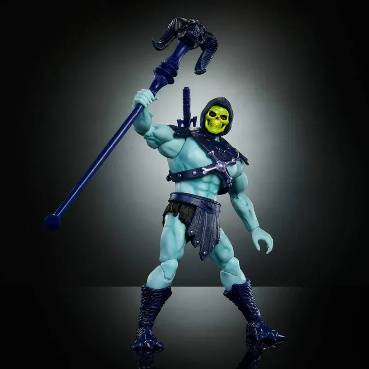 Wholesale Price with free shipping across the USA for Masters of the Universe Masterverse Vintage Collection Skeletor MOTU Action Figure with Sword - Manji Distributors