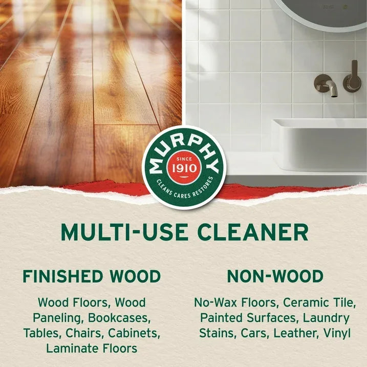 Wholesale Price with free shipping across the USA for (9 pack) Murphy Oil Soap Cleaning Spray, Wood Cleaner, No-Rinse Floor Cleaner, Orange Scent, 22 fl oz Bottle - Manji Distributors