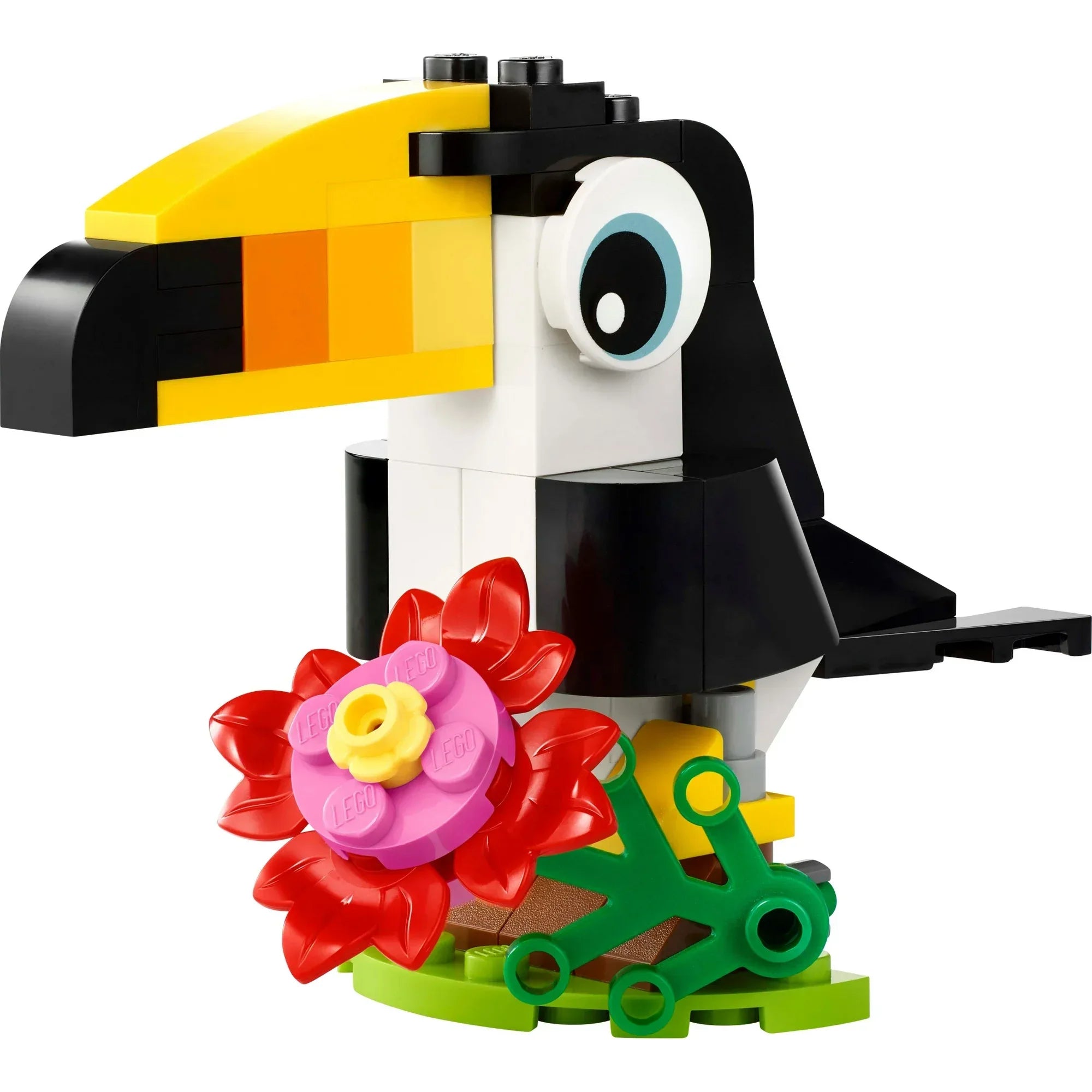 Wholesale Price with free shipping across the USA for LEGO Creator 3 in 1 Tropical Toucan - Transforms from Toucan to Fish to Penguin - Travel Toy for Kids - 30688 - Manji Distributors