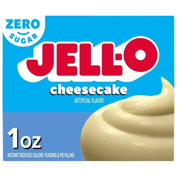 Wholesale Price with free shipping across the USA for (24 pack) Jell-O Cheesecake Sugar Free Fat Free Instant Pudding Mix & Pie Filling, 1 oz. Box - Manji Distributors