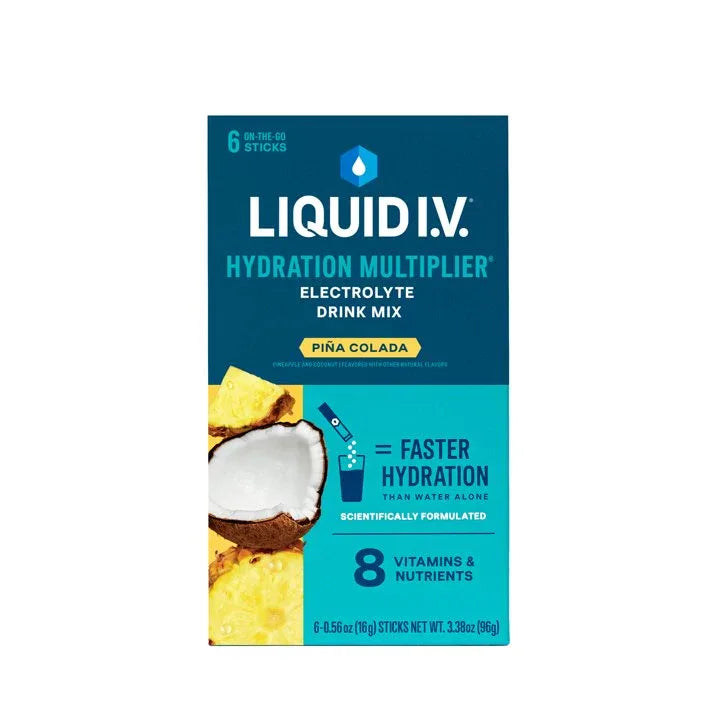 Wholesale Price with free shipping across the USA for (8 pack) Liquid I.V.® Piña Colada Hydration Multiplier® Powdered Electrolyte Drink Mix, 6 Count Packets - Manji Distributors