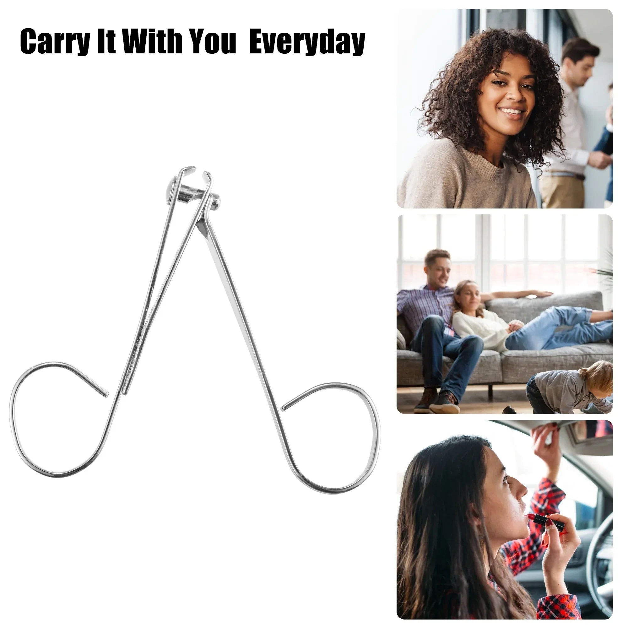 Wholesale Price with free shipping across the USA for Unique Bargains 2 Pcs Nail Cutter Set Professional Nail Clippers for Travel Silver Stone - Manji Distributors