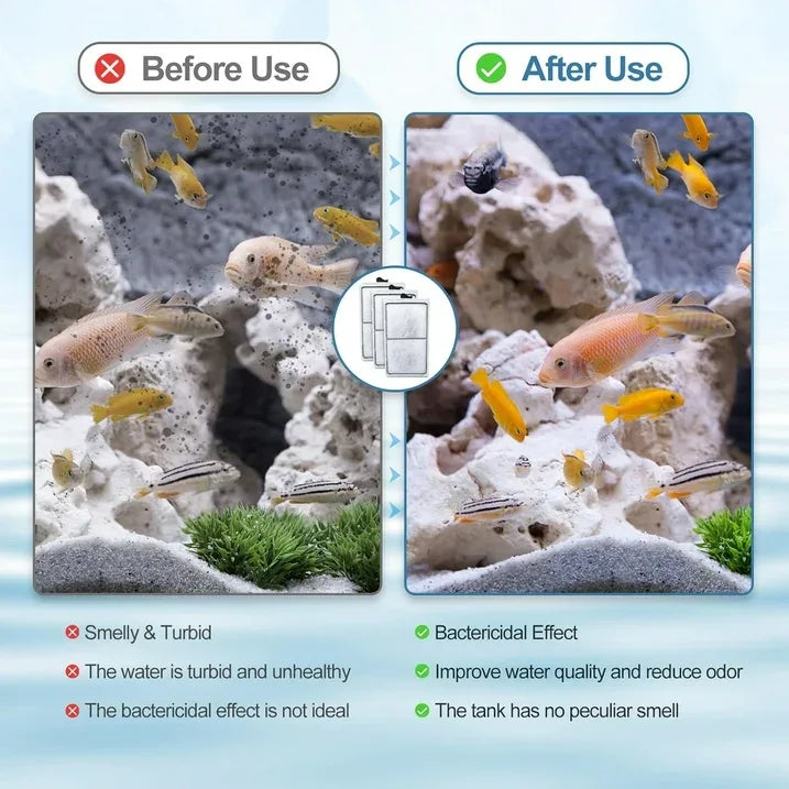 Wholesale Price with free shipping across the USA for Tawatiler 8 Pack PF-S Filter Cartridges for Top Fin Silenstream PF10 Power Filters, Remplacement Aquarium Carbon Cartridge with Zeolite - Manji Distributors