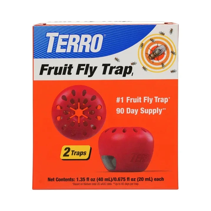 Wholesale Price with free shipping across the USA for (2 pack) TERRO Fruit Fly Trap, 2 Pack - Manji Distributors