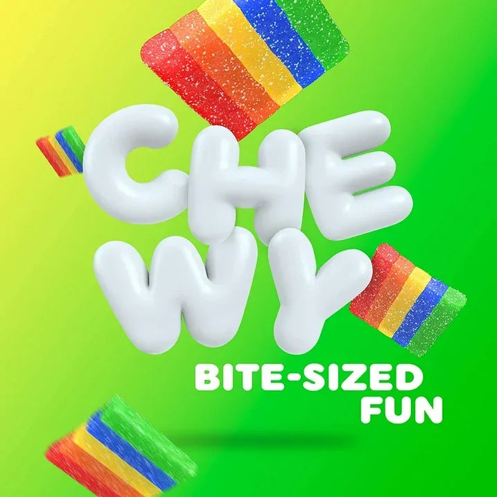 Wholesale Price with free shipping across the USA for Airheads Xtremes Bites Sweetly Sour Candy, Rainbow Berry, Nut Free, 9 oz - Manji Distributors