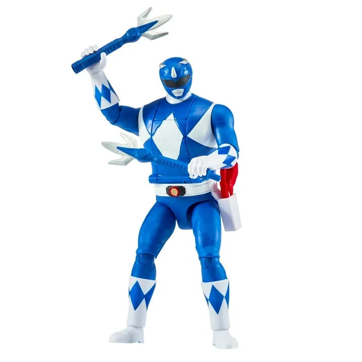 Wholesale Price with free shipping across the USA for Mighty Morphin Power Rangers: Re-Ignition - Auto-Morphin Blue Ranger Action Figure by Playmates Toys - Manji Distributors