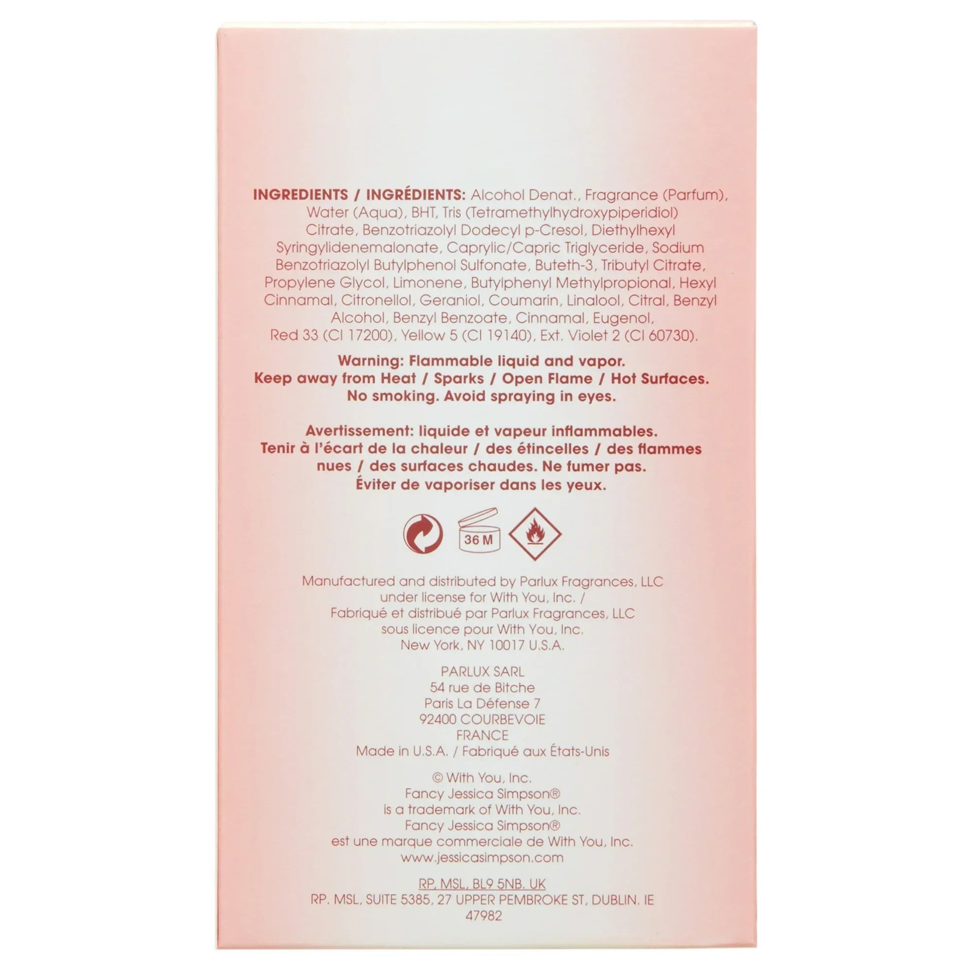 Wholesale Price with free shipping across the USA for Jessica Simpson Fancy Eau de Parfum Spray for Women, 3.4 Oz - Manji Distributors