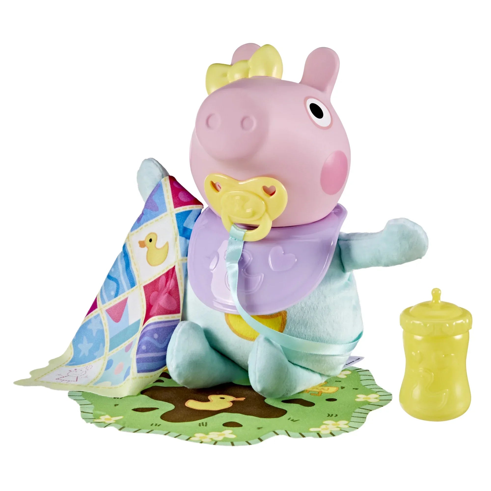 Wholesale Price with free shipping across the USA for Peppa Pig Toys Oinks + Snuggles Baby Evie Interactive Baby Doll with Accessories, 20+ Sounds, 3+ - Manji Distributors