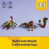 Wholesale Price with free shipping across the USA for LEGO Creator 3 in 1 Wild Animals Surprising Spider Toy - Building Toy with 3 Build Options, Spider, Scorpion, or Snake - Animal Figures for Kids, Boys & Girls, Ages 7+ - Birthday Gift Idea - 31159 - Manji Distributors