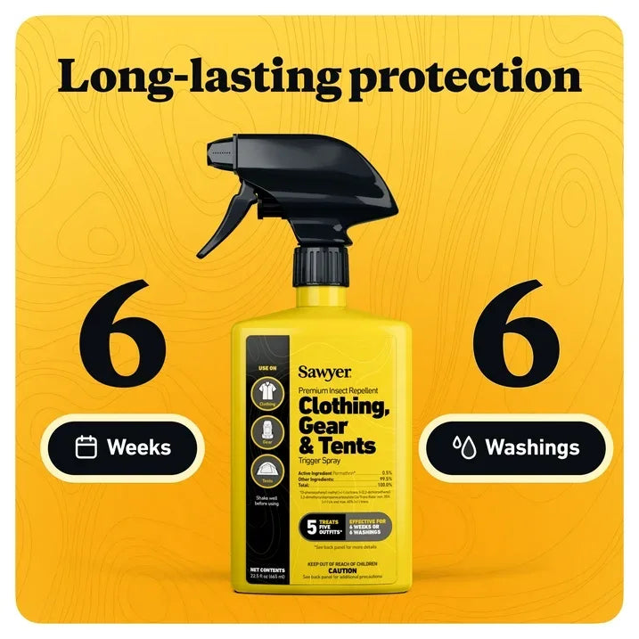 Wholesale Price with free shipping across the USA for (2 pack) Sawyer Products SP656 Premium Permethrin Clothing and Gear Insect Repellent Trigger Spray, 22.5-Oz - Manji Distributors