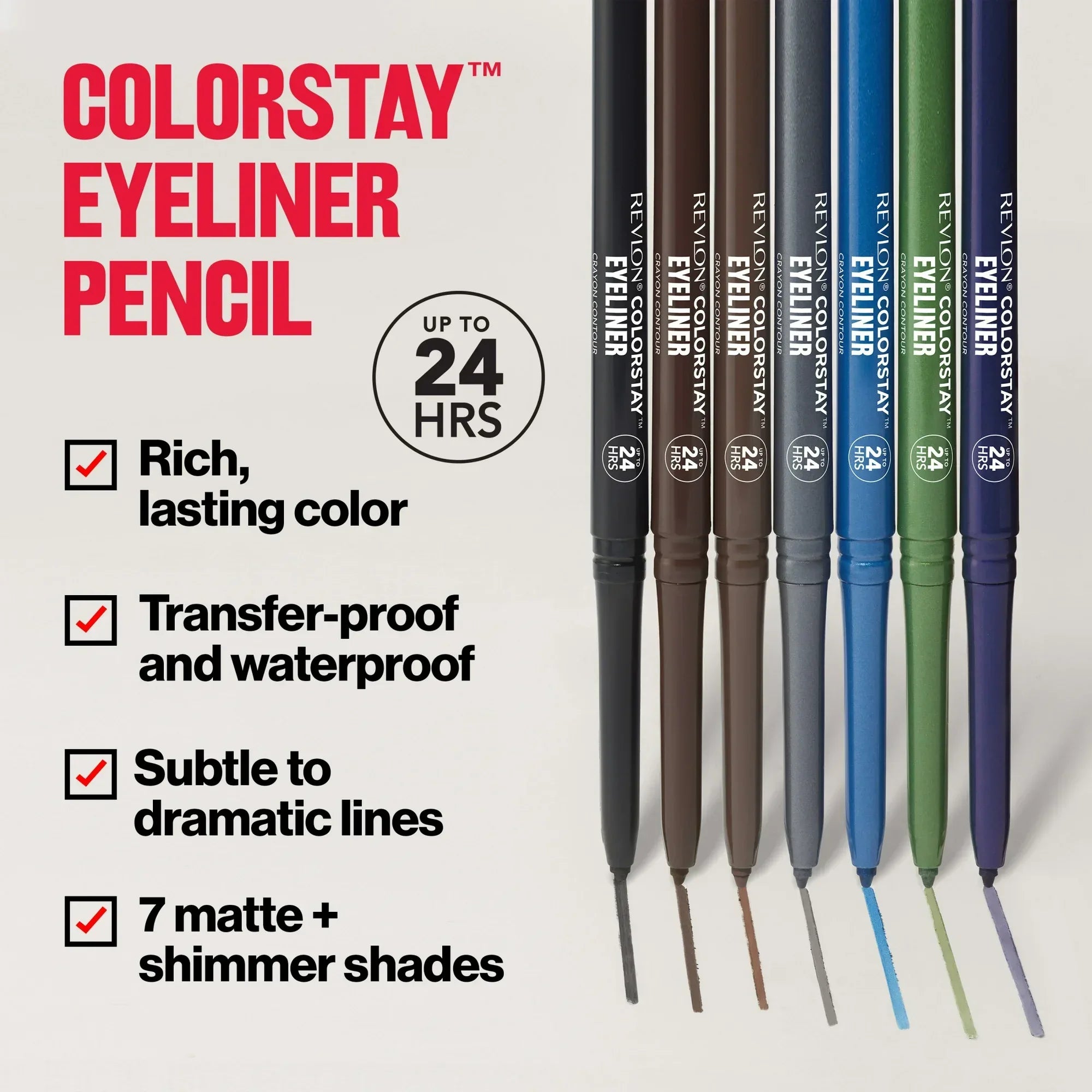 Wholesale Price with free shipping across the USA for Revlon ColorStay Waterproof Eyeliner Pencil, Built-In Sharpener, 203 Brown, 0.01 oz - Manji Distributors