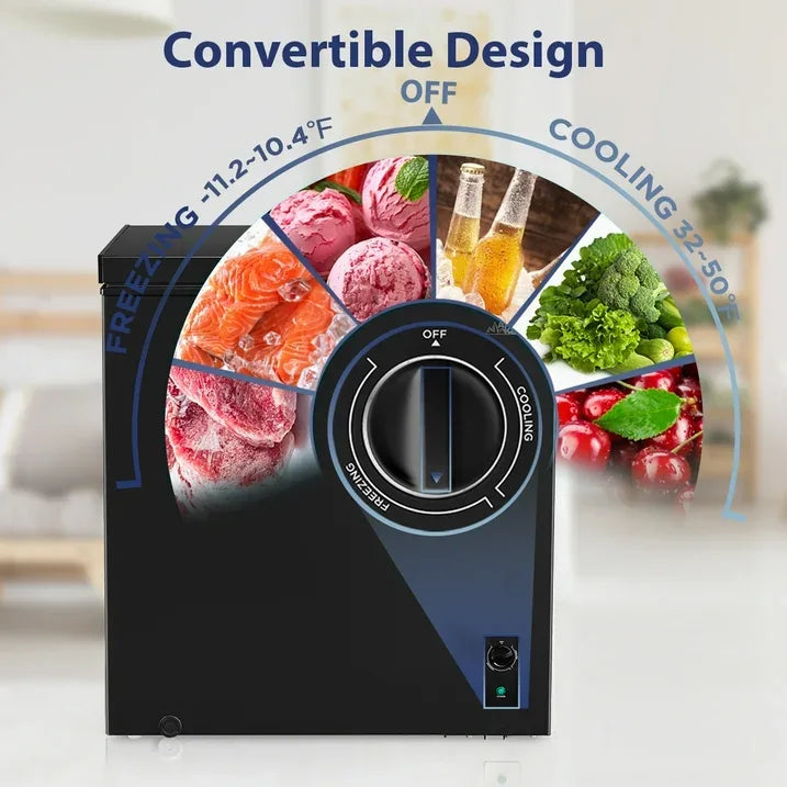 Wholesale Price with free shipping across the USA for Arctic King 7.0 Cu ft Chest Freezer, Convertible, Black - Manji Distributors