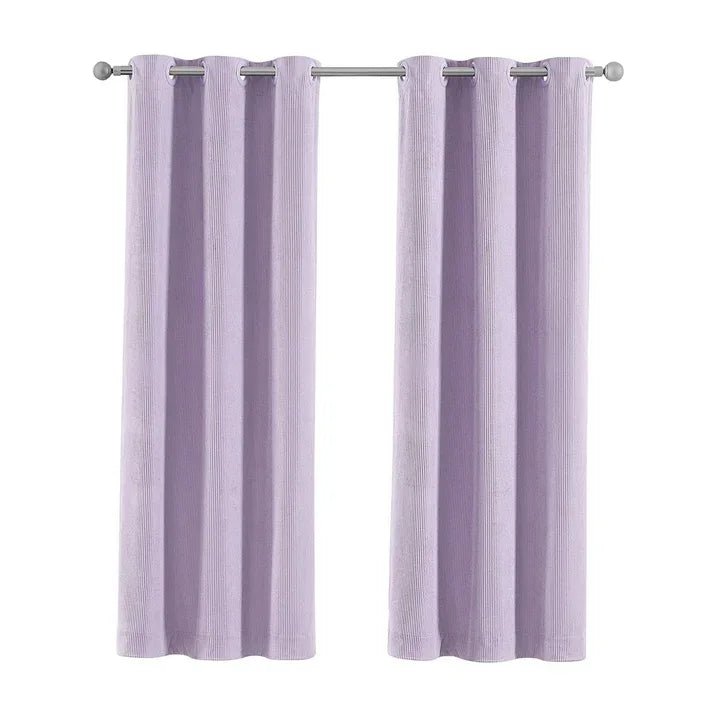Wholesale Price with free shipping across the USA for Your Zone Kids' Corduroy Blackout Curtain Panel, 1 Panel, Lilac, 38
