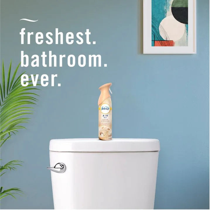 Wholesale Price with free shipping across the USA for Febreze Air Freshener Spray, Odor-Fighting Room Spray, Soothe & Restore, 8.8oz, 2 Count - Manji Distributors