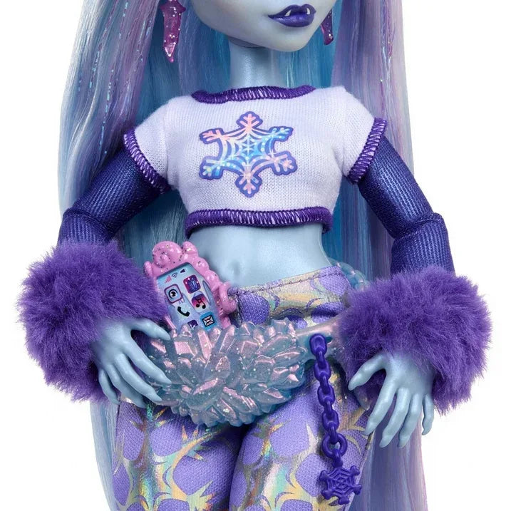 Wholesale Price with free shipping across the USA for Monster High Abbey Bominable Yeti Fashion Doll with Pet Mammoth and Themed Accessories, Collectible - Manji Distributors
