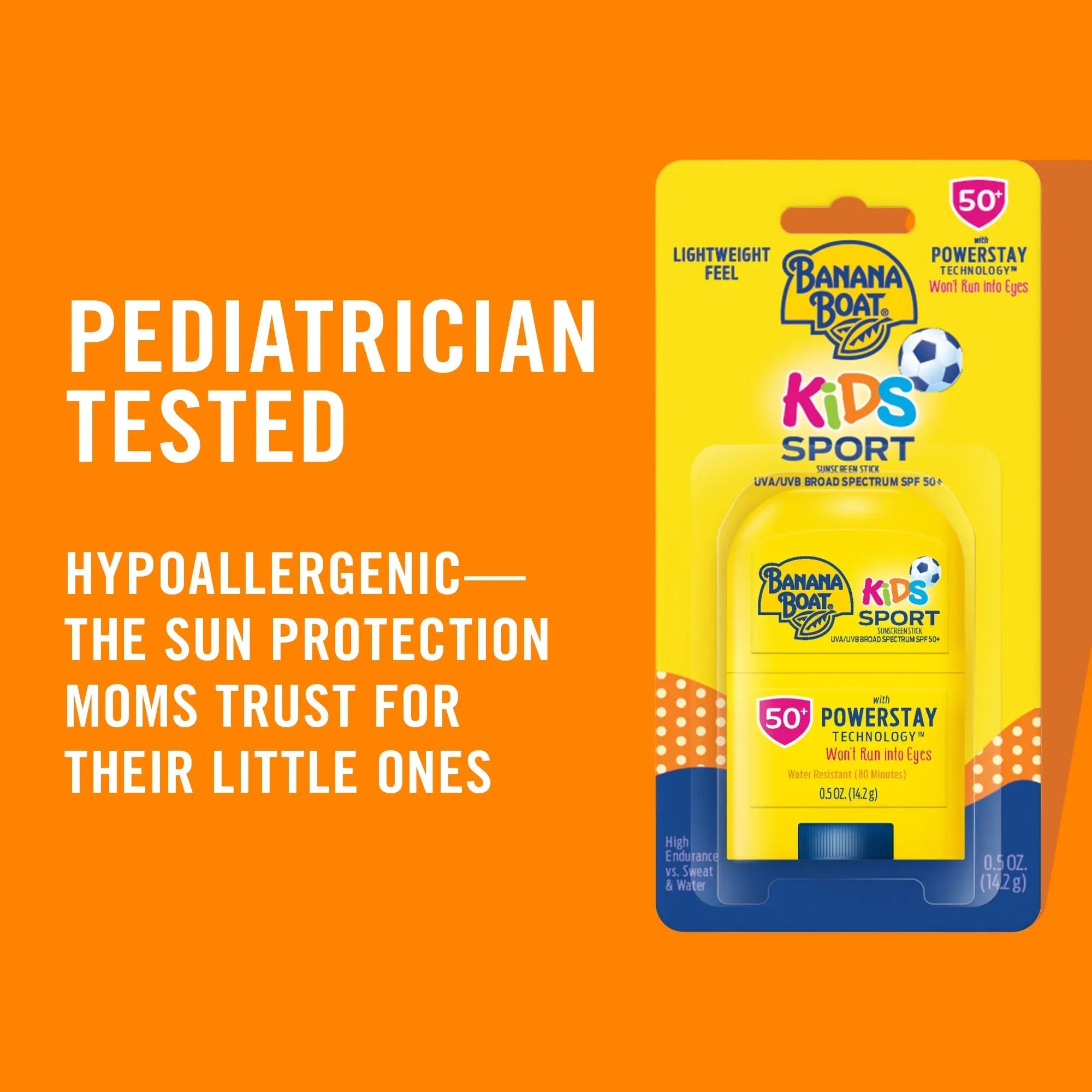 Wholesale Price with free shipping across the USA for Banana Boat Kids Sport Sunscreen Stick SPF 50, Kids Sunscreen Stick, Child Travel Sunscreen, 0.5 oz - Manji Distributors
