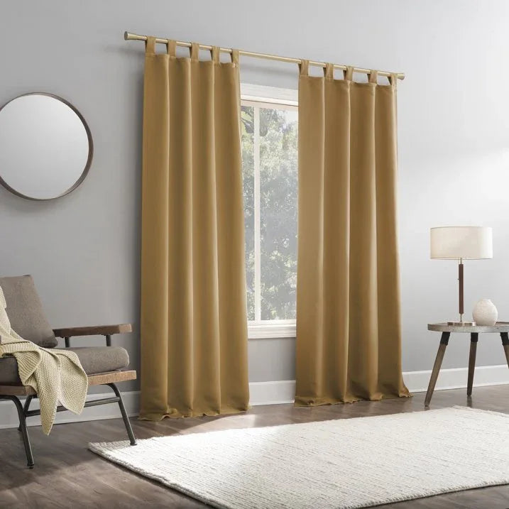 Wholesale Price with free shipping across the USA for Sun Zero Brant 1-Piece Energy Saving Blackout Tab Top Curtain Panel, 40