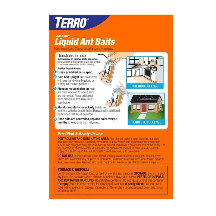 Wholesale Price with free shipping across the USA for TERRO Liquid Ant Baits - 12 Count - Manji Distributors