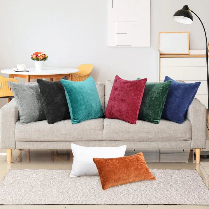 Wholesale Price with free shipping across the USA for Unique Bargains Set of 2 Soft Water Repellent Throw Pillow Covers Light Gray 16x16 Inch - Manji Distributors