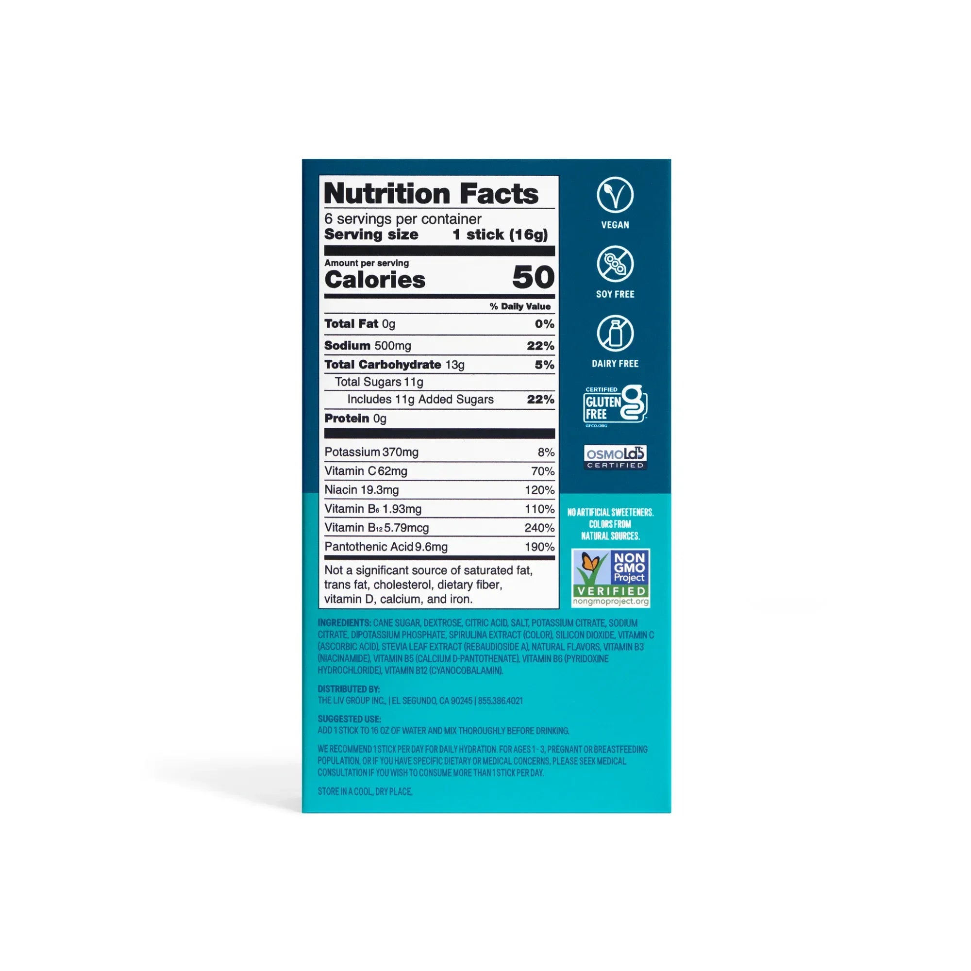 Wholesale Price with free shipping across the USA for Liquid I.V.® Arctic Raspberry Hydration Multiplier® Powdered Electrolyte Drink Mix, 6 CT - Manji Distributors