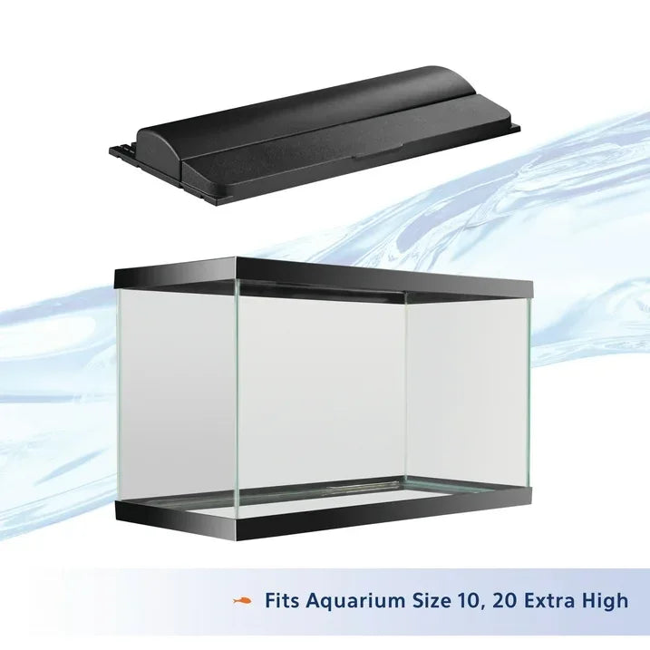 Wholesale Price with free shipping across the USA for Aqueon LED Deluxe Full Aquarium Hoods Black 20 Inches - Manji Distributors