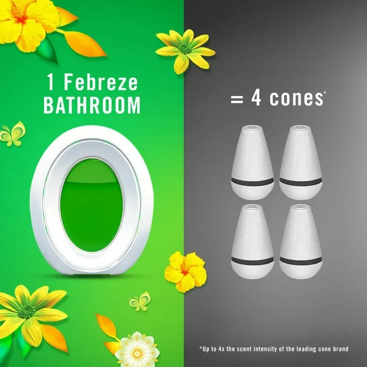 Wholesale Price with free shipping across the USA for Febreze Odor-Fighting BATH Air Freshener, Gain Original Scent, 3 Count - Manji Distributors