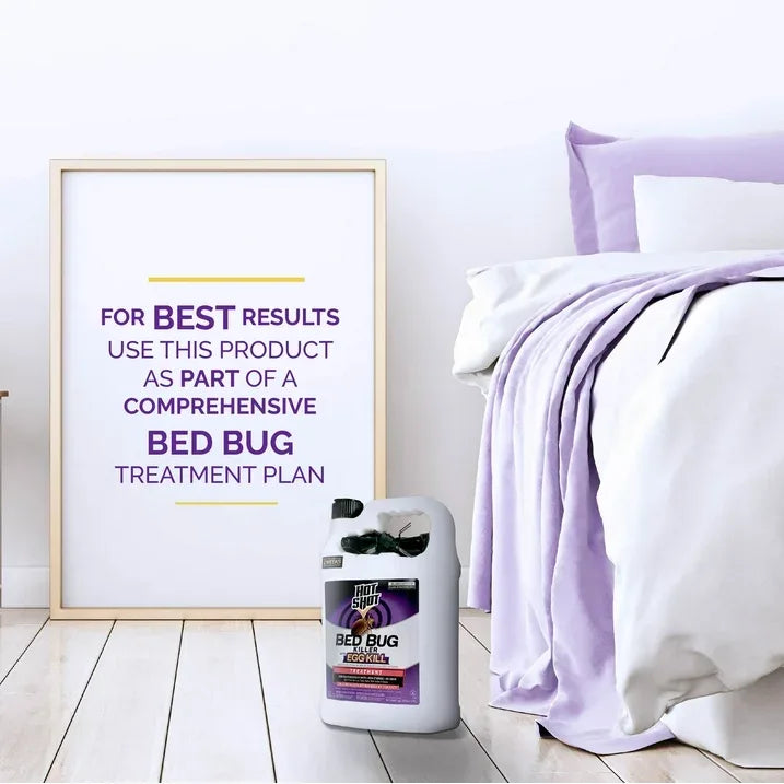 Wholesale Price with free shipping across the USA for Hot Shot Bed Bug Killer Spray, Kills Bed Bugs and Eggs Indoors, Non-Staining, 1 Gallon - Manji Distributors