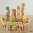 Wholesale Price with free shipping across the USA for Spark Create Imagine ABC Wooden Blocks, 40 Pieces, Baby and Toddler Toys for Ages 18 months and older - Manji Distributors