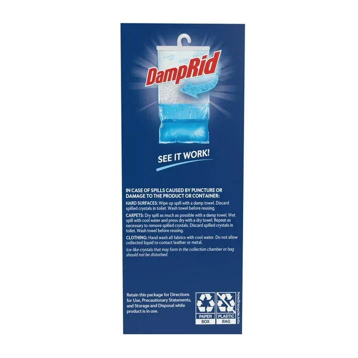 Wholesale Price with free shipping across the USA for DampRid Fragrance Free Hanging Moisture Absorber - Pack of 3 - Manji Distributors