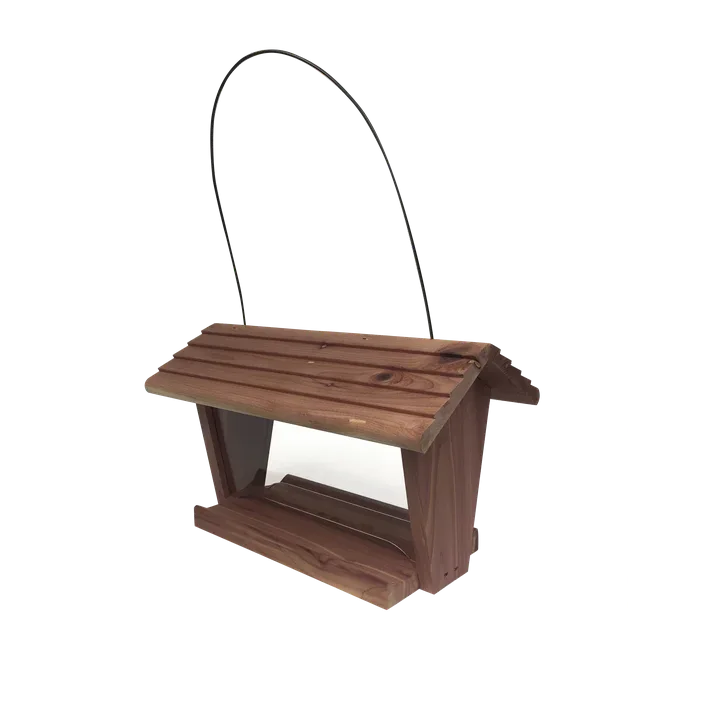Wholesale Price with free shipping across the USA for Pennington Red Cedar Natures Friend Hopper Bird Feeder, 3 lb Capacity - Manji Distributors