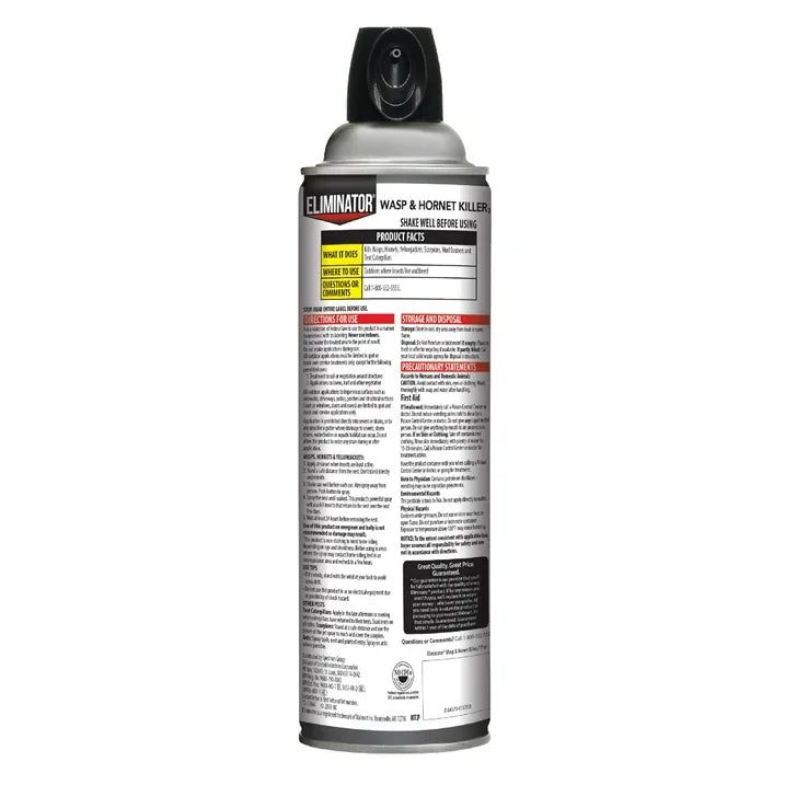 Wholesale Price with free shipping across the USA for Eliminator Wasp and Hornet Killer Aerosol, 17 Ounces, 3 Pack - Manji Distributors