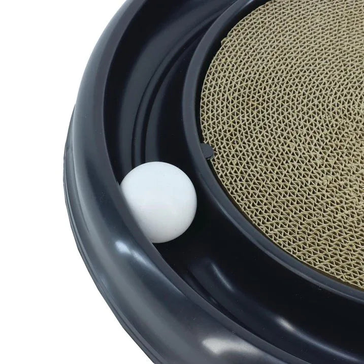 Wholesale Price with free shipping across the USA for Morovilla Turbo Interactive Scratcher Cat Toy Colors May Vary - Manji Distributors