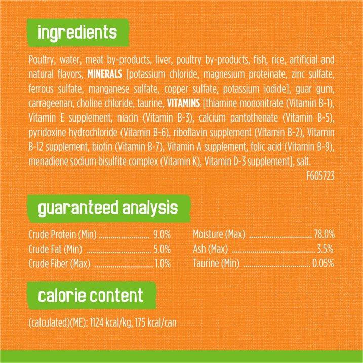 Wholesale Price with free shipping across the USA for (24 pack) Purina Friskies Pate, Poultry Platter, Wet Cat Food, 5.5 oz Can - Manji Distributors