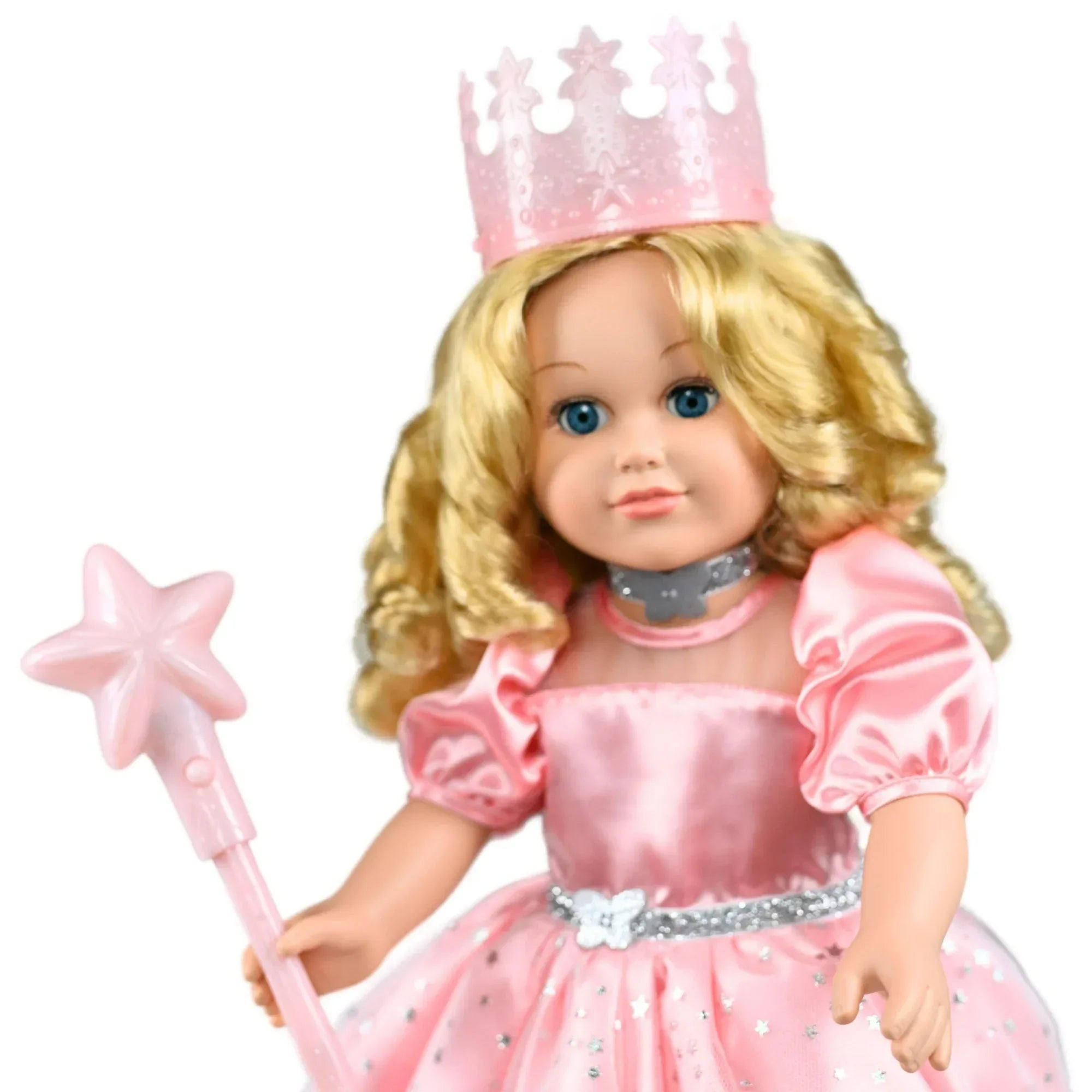 Wholesale Price with free shipping across the USA for My Life As Wizard of Oz Glinda Good Witch Posable 18-inch Doll, Medium Blonde Hair, Blue Eyes - Manji Distributors
