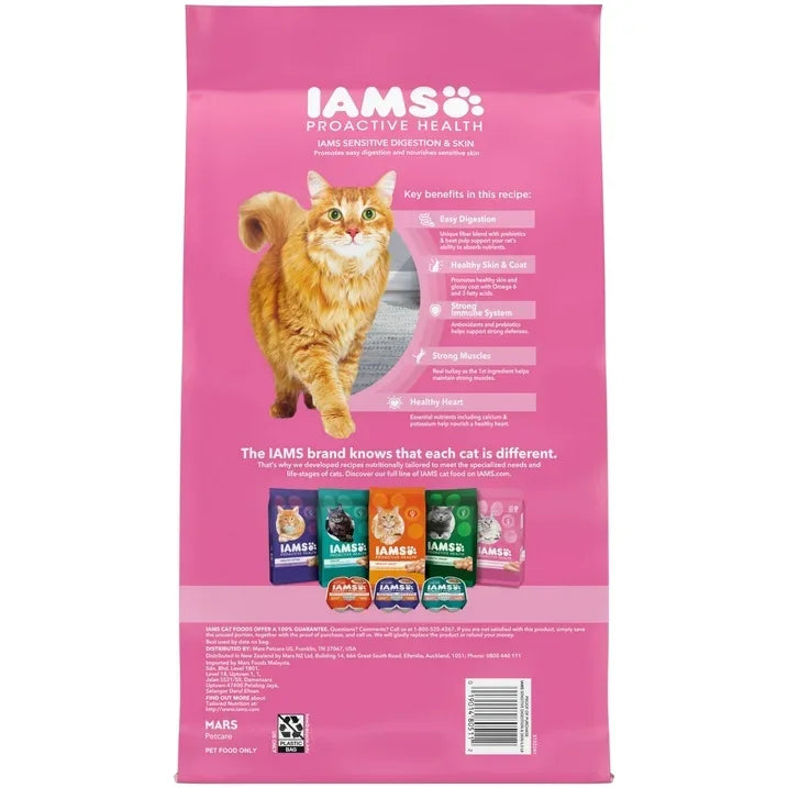 Wholesale Price with free shipping across the USA for Iams Proactive Health Turkey Dry Cat Food, 6 Lb Bag - Manji Distributors
